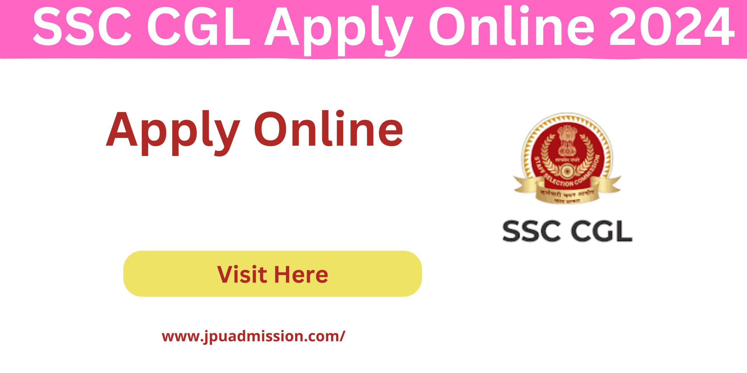 SSC CGL Apply Online 2024