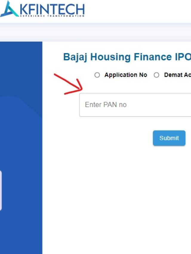 How to Check Bajaj Housing Finance IPO Allotment Status ?